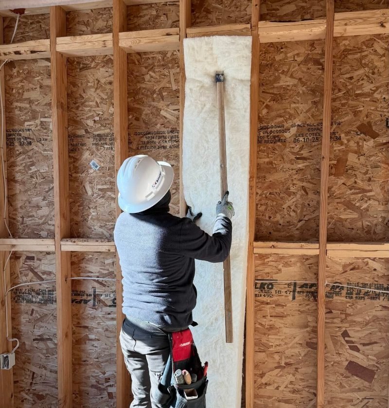 Spray foam insulation project in Cypress