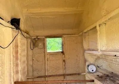 Spray foam insulation project in Cypress