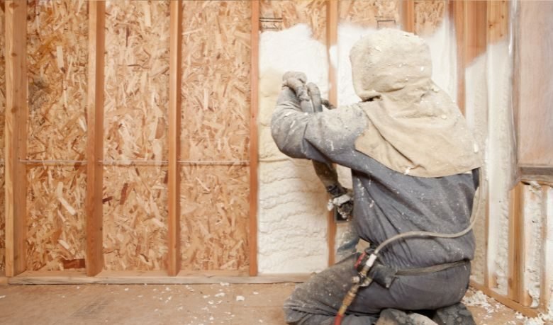 Spray foam insulation project in Cypress
