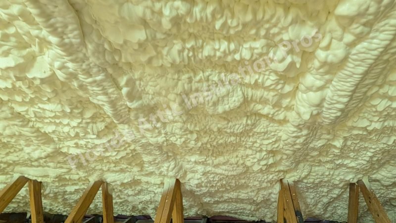 Spray foam insulation project in Cypress